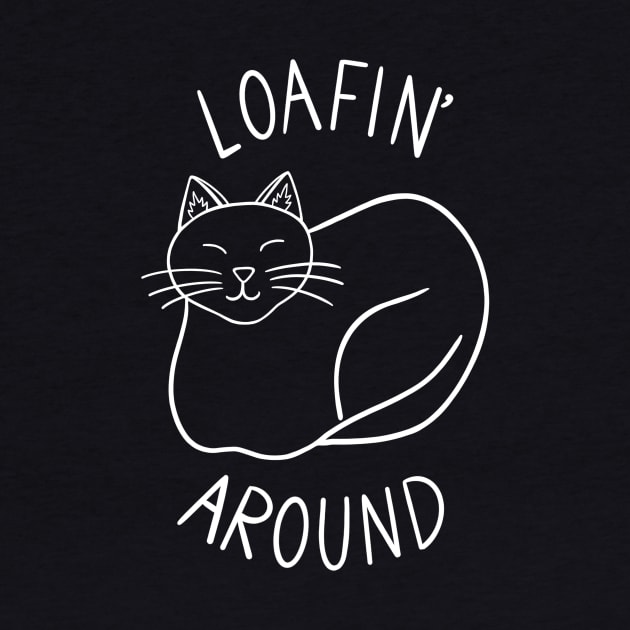 Loafin' around (white) by carolinewillustration